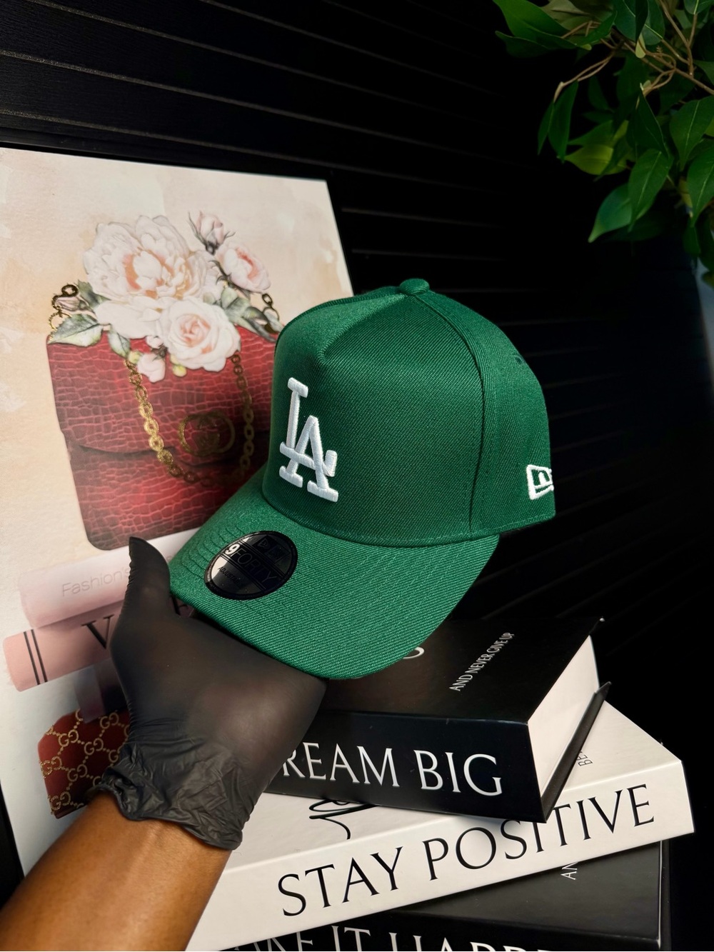 New Era Kids Emerald Green LA Embroidered Cap